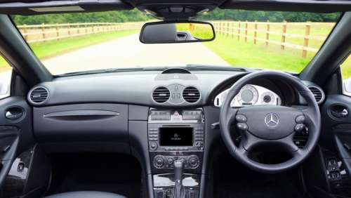 car black interior steering wheel