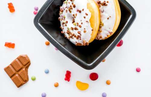 food dessert sweet donut sprinkles
