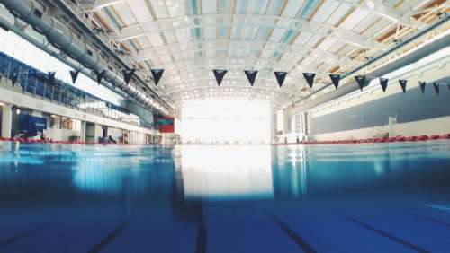 swimming pool sport venue indoor