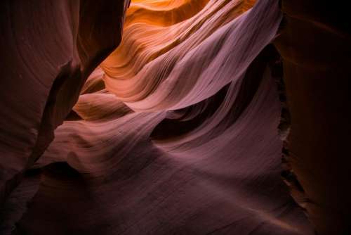 antelope canyon rock landscape nature