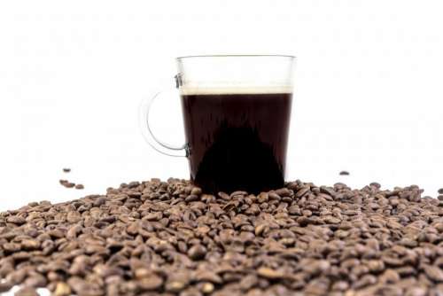 beans seeds black brewed coffee