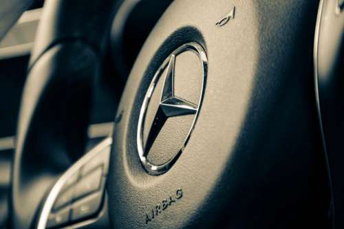 steering wheel car automotive Mercedes Benz