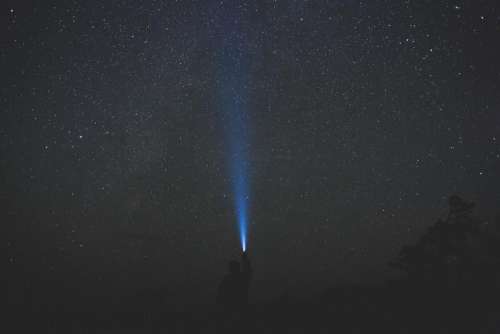 dark night sky stars galaxies