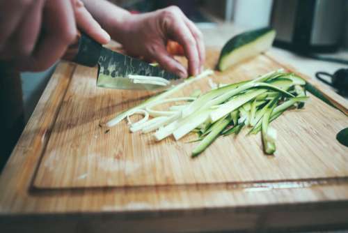 chopping board kitchen utensils knife