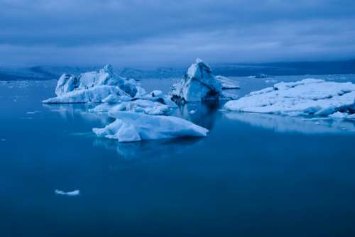 iceland iceberg water ice cold