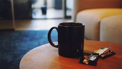 coffee cup mug table office