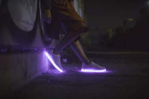 LED shoe footwear sneakers light