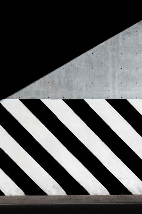 black white concrete paint shadow