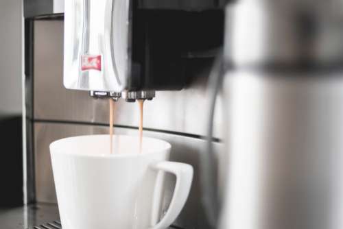 espresso pour machine black coffee coffee