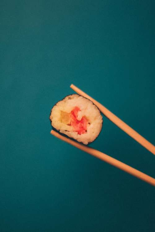 sushi chopsticks maki food