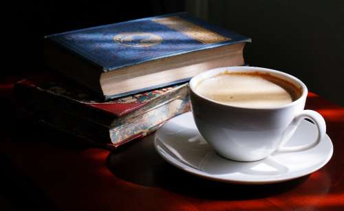 coffee cappuccino drink drinks books