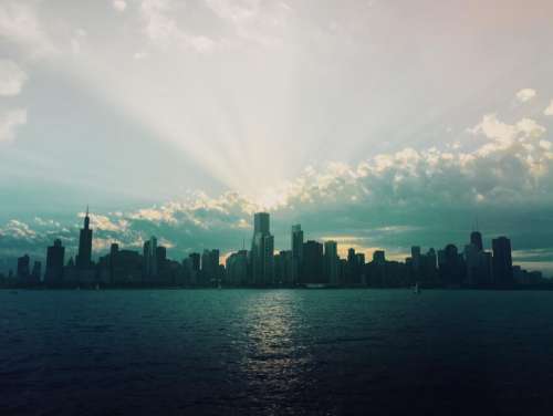Chicago cityskape skyline buildings architecture