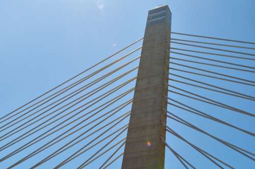 bridge architecture cable design sky