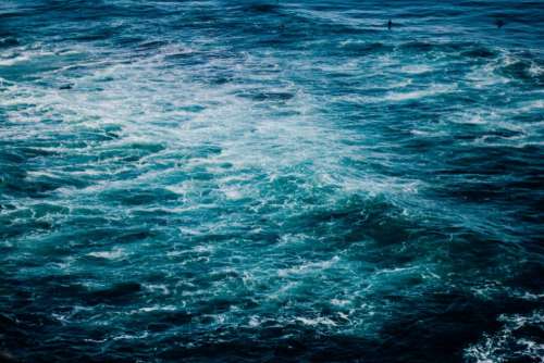 sea ocean blue water waves
