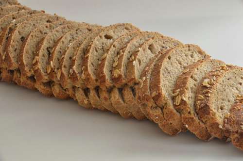 bread food line slice oat