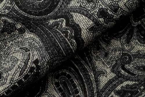 paisley fabric closeup pattern close