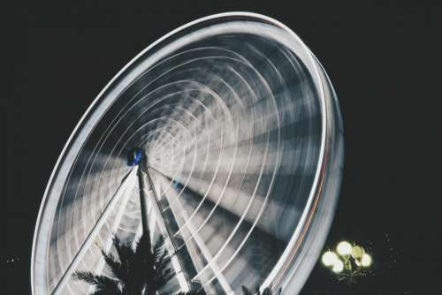 ferris wheel amusement park architecture infrastructure structure