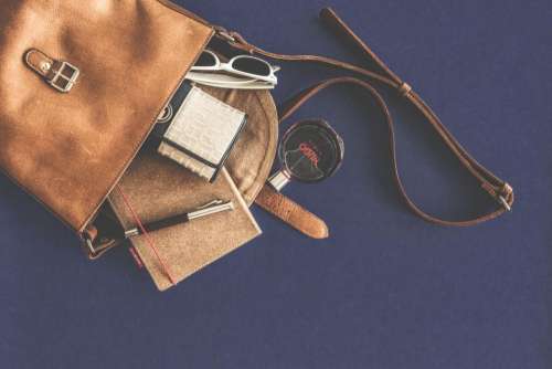 leather purse bag wallet fashion