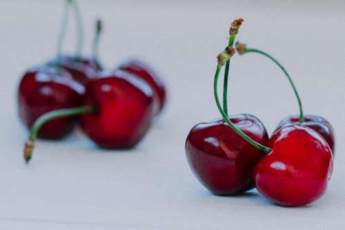 red cherries fruits healthy food