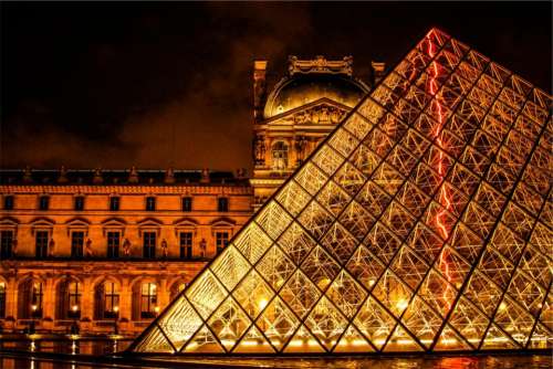 The Louvre Paris France architecture art