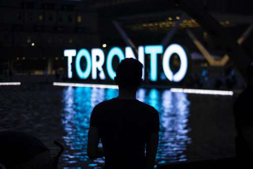 Toronto sign lights led neon
