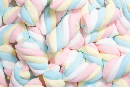 marshmallow fluffy sweet spiral pastel