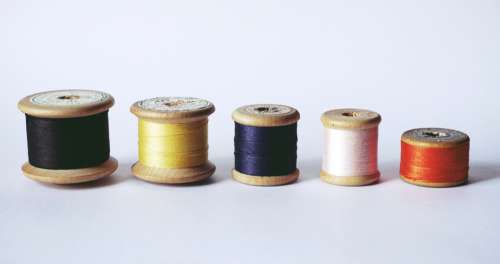 sewing reels thread vintage objects