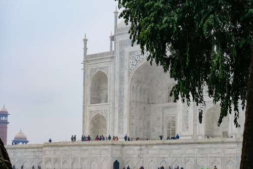 View of Taj Mahal from the Garden