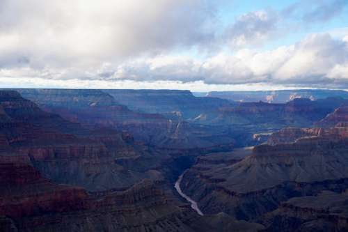 Across the Grand Canyon, Arizona, USA