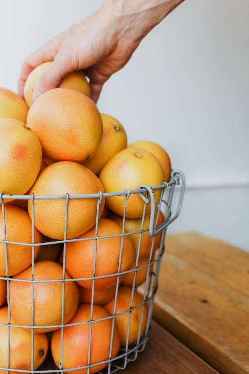 An Orange Basket Photo