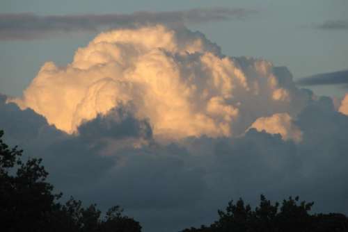 cloud thundercloud cumulus sky
