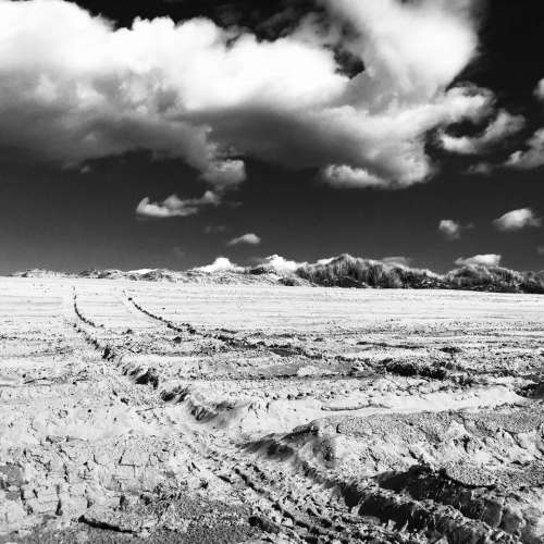 Black and White Landscape  photography Sand Dunes Beach 