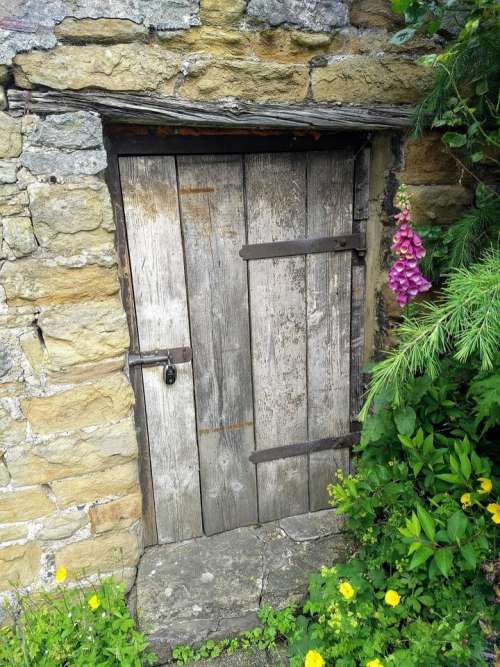 secret door wooden door shed door mystery door        