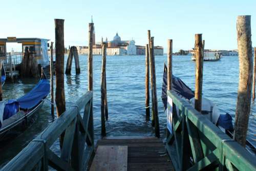 Venice Italy travel water pier