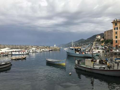 sea port camogli italy Italy