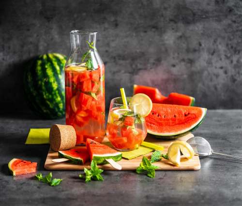 Fresh Watermelon Summer Drink Free Photo