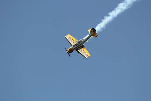 Airshow Smoke Sky Aerobatic Show Performance