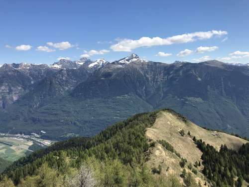 Alpine Route Alps Alpine Adventure Walk Sky Tops