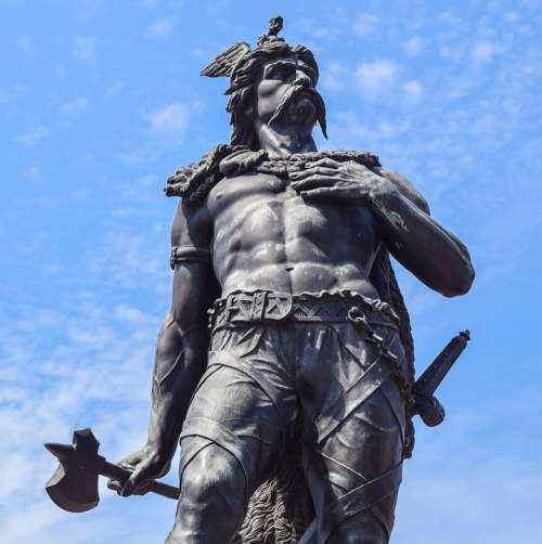 Ambiorix Statue The City Warrior Leader One