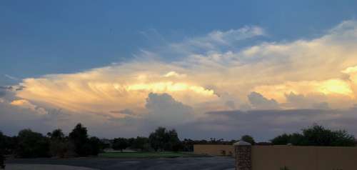 Arizona Clouds Sky Scenic Monsoon