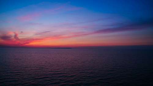 Baltic Sea Sea Sunset Mood Water