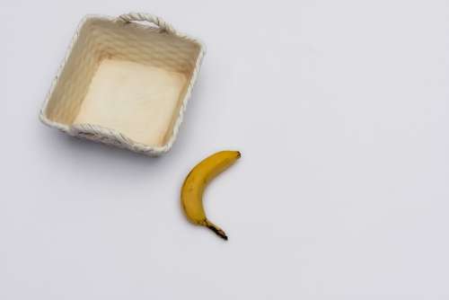 Banana Fruit Vegan Bio Healthy Vitamins Shell