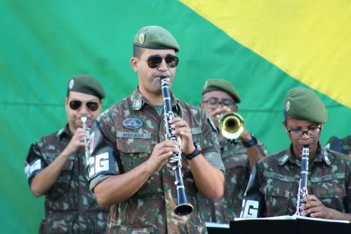 Band Fanfare Army Brazil Instrumental Music