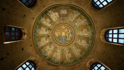 Basilica Mosaic Ceiling Religion Architecture