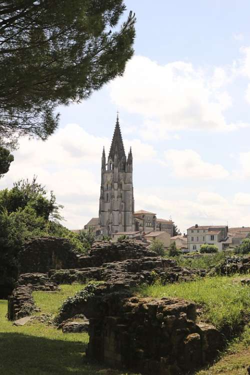 Basilique Saint Eutrope De Saintes Cathedral Saintes