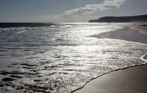Beach Light Sea Tide Nature Coast Ocean Waves