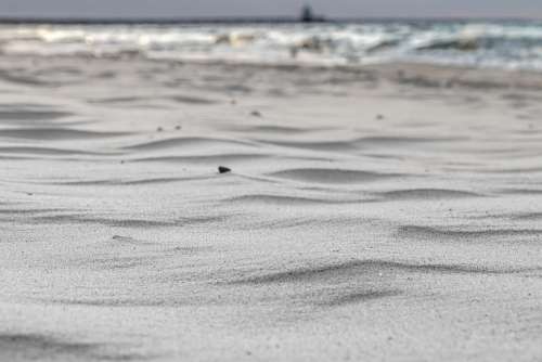 Beach Sand Sea Landscape Mood Stones Wave Nature