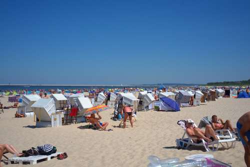 Beach Baltic Sea Vacations Sun Summer Sand Sea
