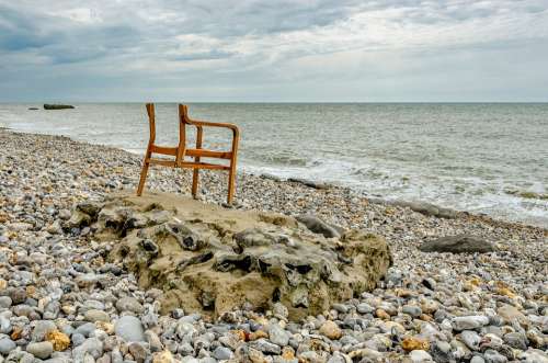 Beach Sea Side Chair Horizon Roller Ocean