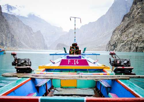 Boat Colorful Landscape Sky Travel Relax Yacht